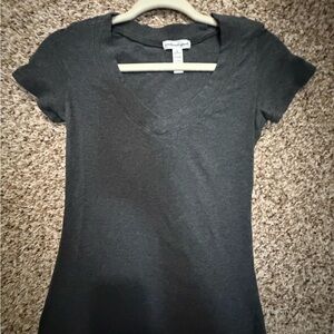 Ambiance Dark Gray V-Neck Tee
